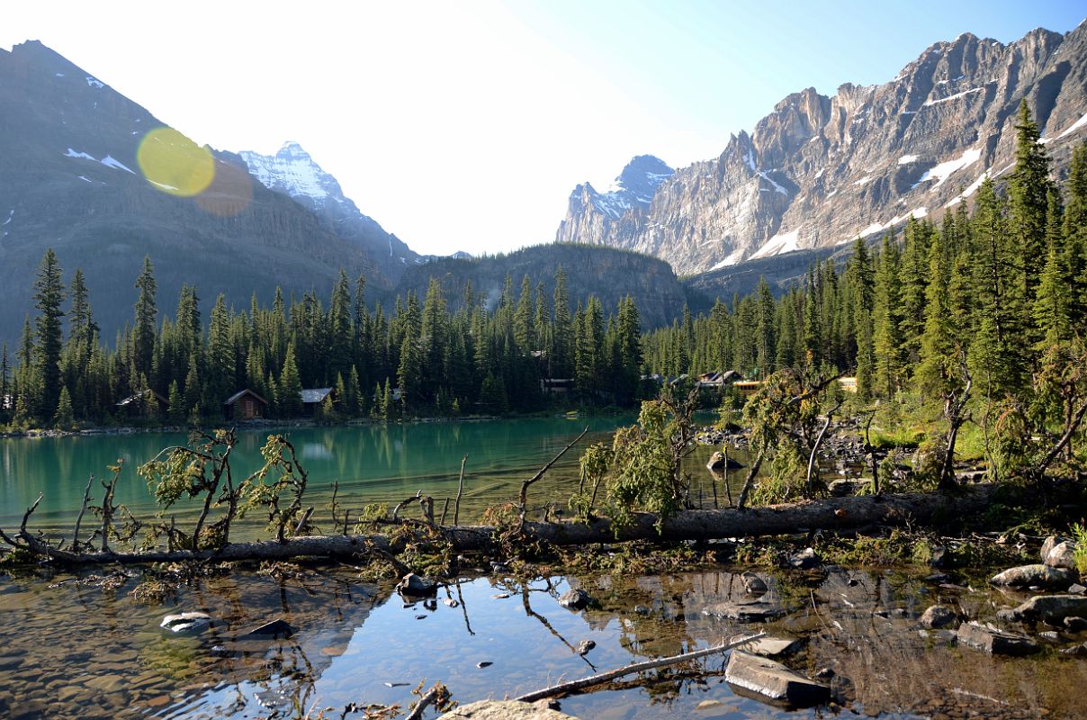 07 Yukness Mountain, Mount Biddle, Schaffer Ridge Above Lake O-Hara Morning